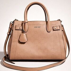 Nine West Beige Satchel